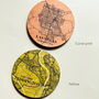 Personalised Favourite Location Maps Wooden Coaster Set, thumbnail 8 of 11