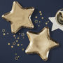 Gold Foiled Star Shaped Paper Plates, thumbnail 1 of 3