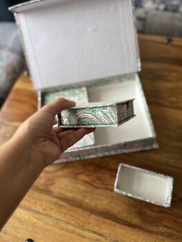 Stationery Gift Set | Keepsake Box | Blockprint Cotton, 6 of 12