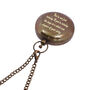 Personalised 18th Birthday Two Inch Sundial Compass Gift, thumbnail 3 of 11