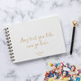 Any Text Personalised Guest Book, Memory Book Or Album, thumbnail 1 of 6
