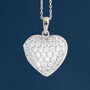 Personalised Twinkling Sterling Silver Heart Locket, thumbnail 3 of 12