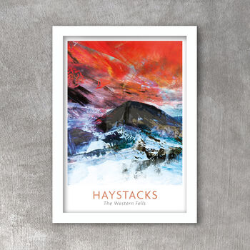 Haystacks Abstract Poster Print, 3 of 3
