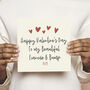 Happy Valentine's To My Fiancee And Bump Card, thumbnail 1 of 3