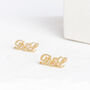 Personalised Name Earrings, thumbnail 3 of 12