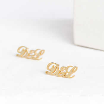 Personalised Name Earrings, 3 of 12