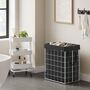 Laundry Basket 90 L Collapsible Hamper Metal Wire Frame, thumbnail 3 of 12