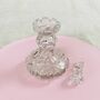 Vintage Rare Decorative Cut Glass Crystal Perfume Bottle ~ 31, thumbnail 4 of 9
