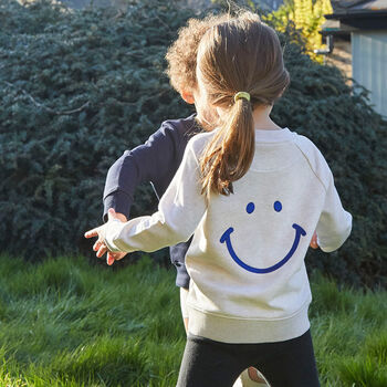 'Happy' Embroidered Children's Sweatshirt, 2 of 12