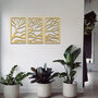 Abstract Tree Branches Triptych: Modern Wooden Decor, thumbnail 5 of 9