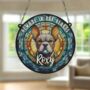 French Bulldog Grey Memorial Suncatcher, thumbnail 5 of 6