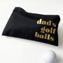 Golf Ball Zipped Bag, thumbnail 3 of 3