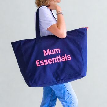Personalised Zip Tote Bag With Birth Year, 6 of 9