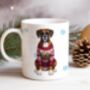 Personalised Boxer In Christmas Jumper Mug, thumbnail 1 of 2