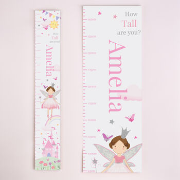 Personalised Fairy Princess Height Chart, 2 of 5