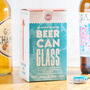 Personalised Beer Label Beer Can Glass, thumbnail 3 of 4