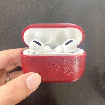 Vegan Leather Airpods Pro Case, 5 of 5