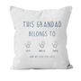 Personalised Father's Day Cushion, thumbnail 3 of 4