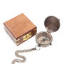 Rose London Compass With Wooden Box Or Leather Case, thumbnail 6 of 9