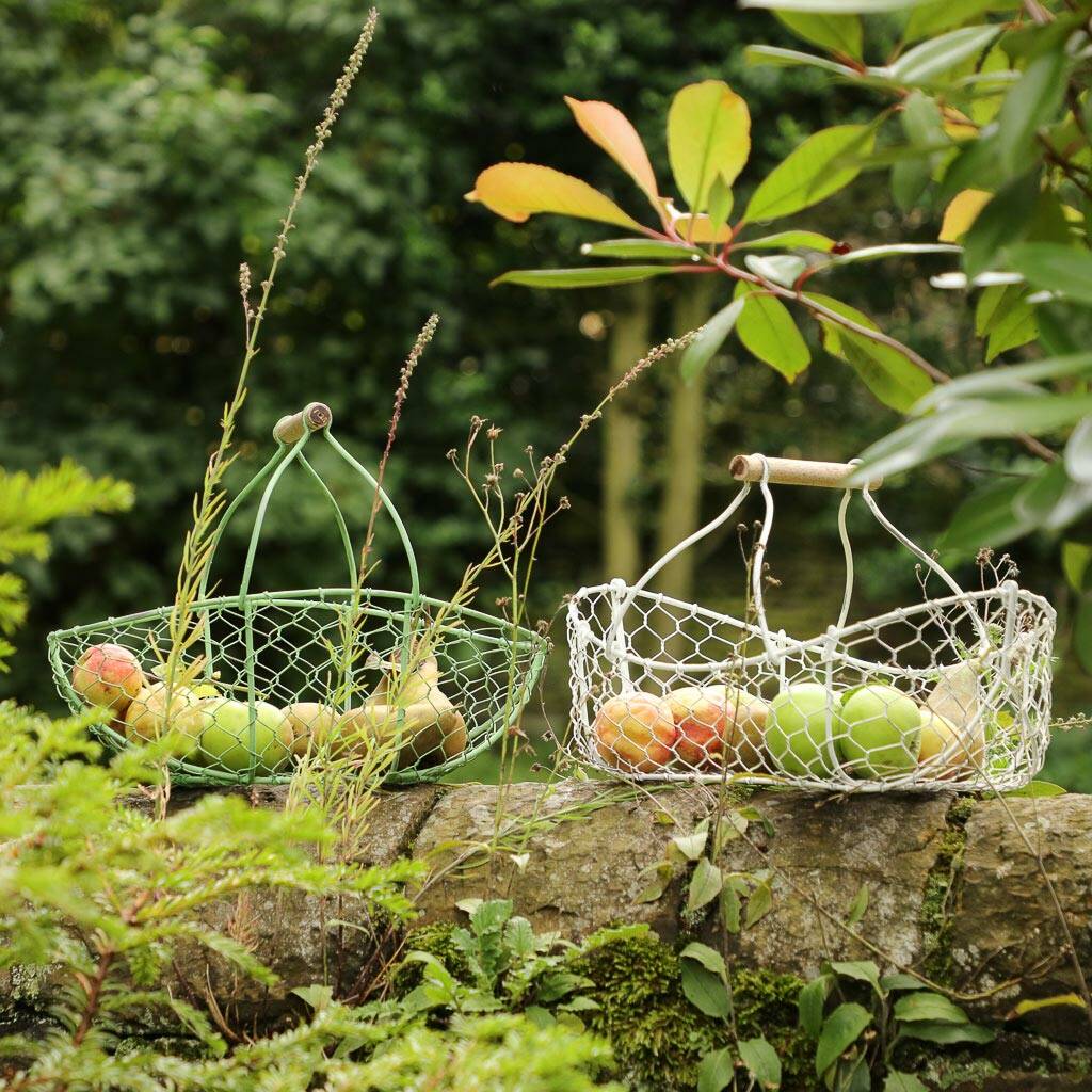 personalised hand woven gardening trug baskets by dibor