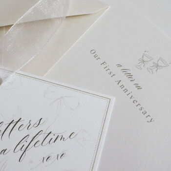 Letters For A Lifetime Wedding Letter Set, 2 of 6