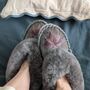 Luxury Sheepskin Slippers Mouve, thumbnail 1 of 4