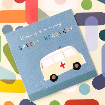 Speedy Recovery Greetings Card, 3 of 4