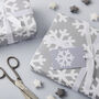 Snowflake Mixed Wrapping Paper Set, thumbnail 2 of 3