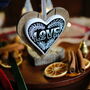 Hand Painted Wooden Love Decoration, thumbnail 2 of 4
