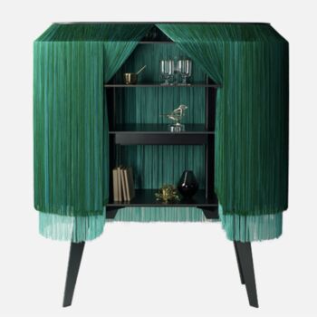 Luxe Fringe Bar Cabinet, 5 of 6