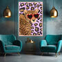 Custom Leopard Print Cheetah Personalised Art, thumbnail 1 of 8