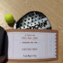 Padel Or Tennis Lovers Personalised Father's Day Gift, thumbnail 4 of 9