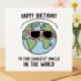 World’s Coolest Uncle Card, thumbnail 1 of 2