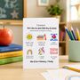 Personalised First Day Of School Card, thumbnail 5 of 6
