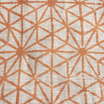 Taraka Burnt Orange Cushion Cover, 2 of 3