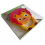 Lion Wooden Hand Bell Rattle, thumbnail 3 of 5