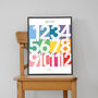 Times Table Skip Counting Print Poster Spring, thumbnail 3 of 3