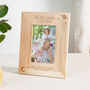 Moon And Planet Design Engraved Photo Frame, thumbnail 1 of 2