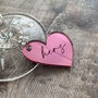 Mother's Day Heart Personalised Wine Glass Charm, thumbnail 4 of 6