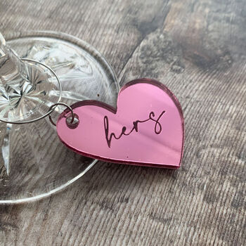 Mother's Day Heart Personalised Wine Glass Charm, 4 of 6