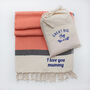 Personalised Cotton Throws, Gift For Mother, thumbnail 1 of 12
