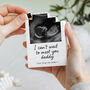 Personalised New Baby Bump Announcement Block For Dad, thumbnail 7 of 11