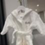 Personalised Embroidered Baby Dressing Gown, thumbnail 3 of 5