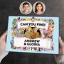 Personalised Gift Book For Dad 'Can You Find The Children, thumbnail 1 of 11