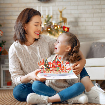 Pop Up Christmas Card Festive Scene, 4 of 6