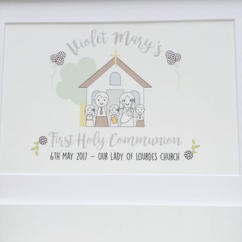 Personalised First Holy Communion Picture, 3 of 4