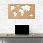 Artisan Wooden World Map Wall Art Geographical Decor, thumbnail 7 of 10