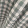 Velcro Sink Skirt, Bespoke Stripy Cabinet Curtain, Duck Egg Cupboard Curtain, thumbnail 4 of 6
