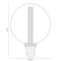 Vintlux Rainn 125mm Globe Xl Gold Dimmable LED Bulb, thumbnail 5 of 5