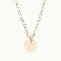 Personalised Heart Chain Necklace, thumbnail 4 of 9